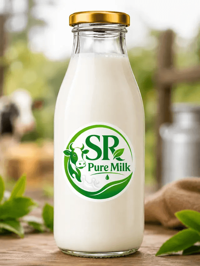 SR Pure Milk Premium Buffalo Gold Milk bottle